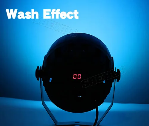 Miniatura 4 de SHEHDS Luces LED de 30 W COB Wash RGB 3 en 1 luces de fiesta con control remoto y DMX, activado por sonido para bodas, Navidad, espectáculos