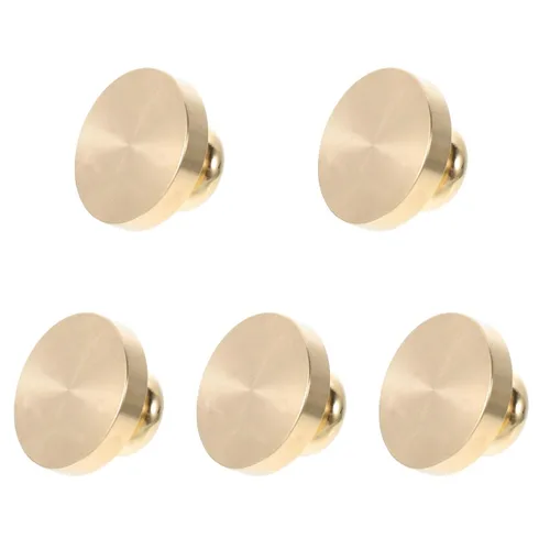 Miniatura 10 de Tofficu 3 cabezales de sello de cera de 0.98 pulgadas de latón redondo de repuesto para invitaciones de boda, sobres, envoltura de regalos