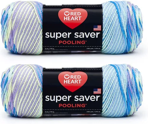 Miniatura 4 de Red Heart Yarn Red Heart Super Saver Pooling - Paquete de 2 bayas