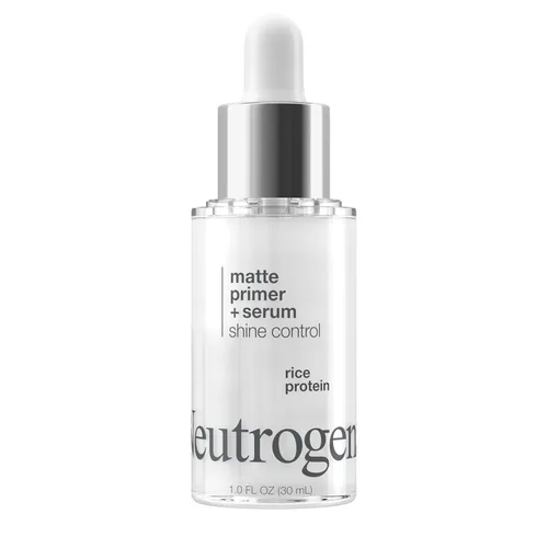 Neutrogena Shine Control Matte Booster - Imprimación facial y suero, suero matificante de la piel a imprimación con proteína de arroz, absorbe el