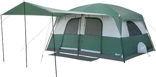 Miniatura 11 de PORTAL Tienda de campaña familiar para 6 8 10 personas con porche, tienda de campaña familiar grande con altura alta, buena ventilación, tienda