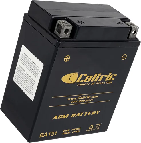 Miniatura 5 de Batería AGM Caltric Compatible con Yamaha Warrior 350 YFM350X 1987 1988 1989 1990-2004