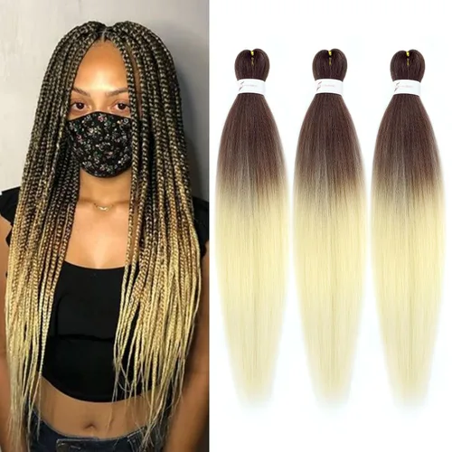 Miniatura 17 de Extensiones de cabello para trenzar preestiradas, color negro, 12 pulgadas, 8 paquetes de cabello natural para trenzar, fácil trenza, ajuste de agua