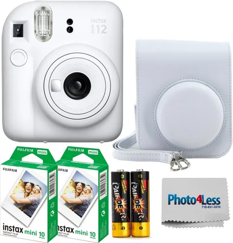 Miniatura 11 de Fujifilm Instax Mini 12 - Cámara de película instantánea color verde menta, paquete doble de película instantánea Fujifilm Instax Mini 20