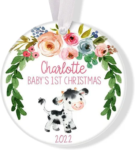 Miniatura 13 de Mountains Baby - Adorno de Navidad para bebé, adorno de Navidad personalizado para bebé, adorno de aventura espera para bebé, adorno navideño
