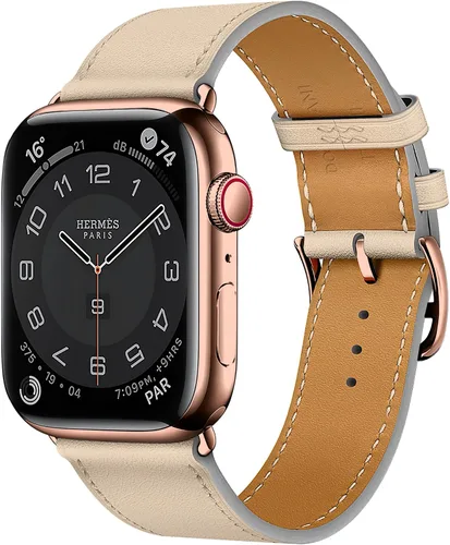 Miniatura 12 de LB1 - Correa de cuero para Apple Watch para mujeres y hombres, SE Ultra 2 de 1.575 in 1.732 in 1.811 in 1.654 in 1.772 in 1.614 in 1.496 in 1.929 in