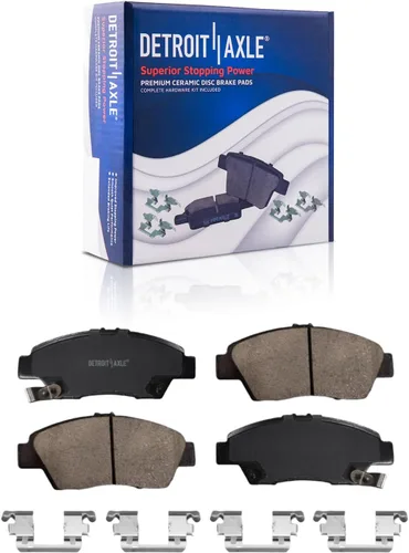 Miniatura 17 de Detroit Axle - Kit de freno delantero para Ford 2000-2005 Excursion 1999-2004 F-250 F-350 Super Duty Pinza de freno de disco con soporte Pastillas