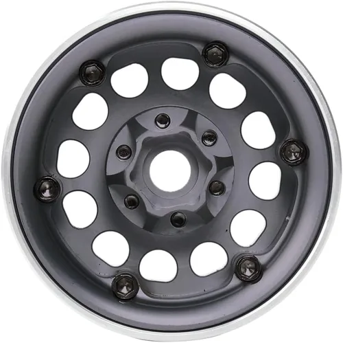 Miniatura 4 de INJORA Llantas RC 4 piezas 1.9 pulgadas Beadlock Set de Llantas RC con Cubierta de Rueda para 1:10 RC Crawler Axial SCX10 SCX10 II 90046 SCX10 III