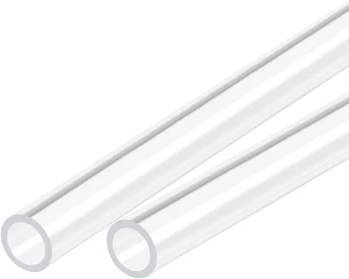 Miniatura 12 de MECCANIXITY Tubo acrílico transparente rígido redondo tubo 0.157 in (5/32") ID 0.315 in (5/16") OD 18" para lámparas y linternas, sistema