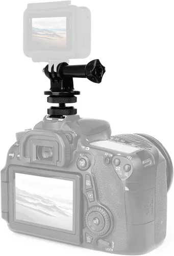 Miniatura 3 de Anwenk Adaptador de montaje para cámara compatible con GoPro Adaptador GoPro Hero 7 6 5 4 Fijación en cámara Gopro DSLR o fotografía de luz de anillo