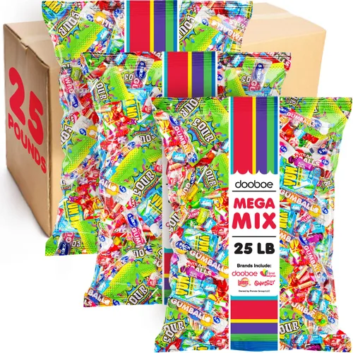 Miniatura 11 de Dooboe Surtido de dulces Parade a granel – 8 libras – Paquete variado de caramelos – Recuerdos envueltos individualmente – Caramelos de relleno