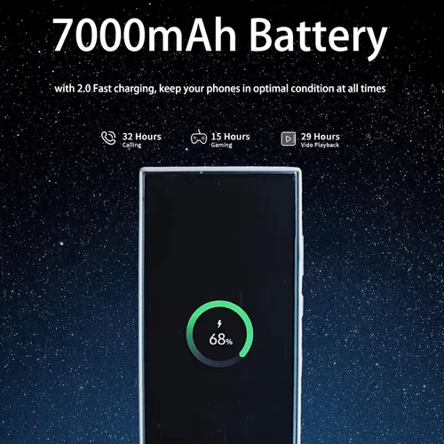 Miniatura 3 de G25 Ultra 5G teléfono inteligente desbloqueado con S Pen 8GB+256GB Batería de larga duración de 7000mAh Pantalla FHD+ 120Hz de 7.3 pulgadas