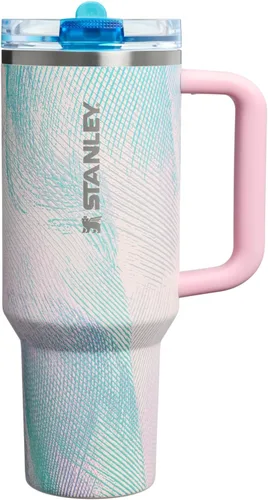 Miniatura 170 de STANLEY Quencher ProTour - Vaso con popote abatible con tapa a prueba de fugas, 14 onzas, popote y asa integrados, compatible con portavasos
