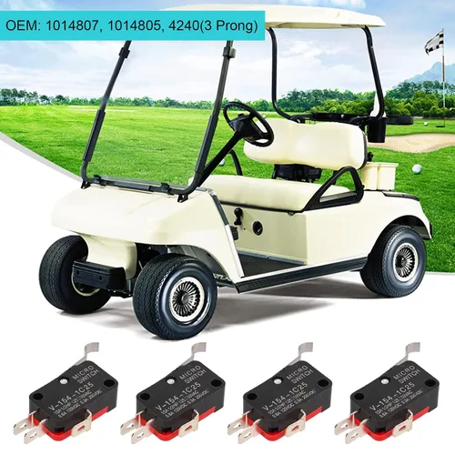 Miniatura 3 de 4 unids 3 clavijas pedal caja micro interruptor 1014807 1014805 4240 universal para club coche DS precedent
