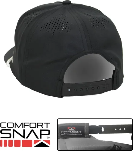 Miniatura 32 de Paramount Outdoors Sombrero de pesca de trucha al atardecer, diseño de silueta de pez de montaña, sombrero para exteriores con cómodo Snapback