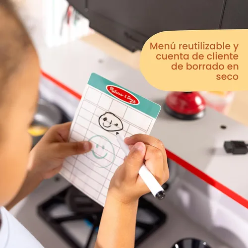 Miniatura 5 de Melissa & Doug – Juego de casa Star Diner Restaurante (41 Piezas)