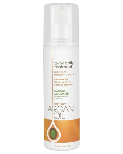 One N' Only Aceite de argán 12 en 1 tratamiento diario ligero, ayuda a controlar el encrespamiento, alisa, desenreda, hidrata, fortalece y añade