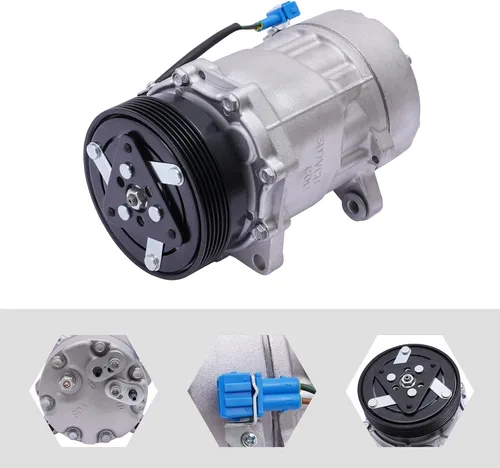 Miniatura 3 de Compresor del A/C, compresor del A/C W/embrague para 1998-2001 Beetle Jetta Golf CO 1206JC