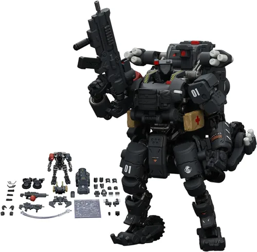 Miniatura 10 de JOYTOY - Figura de acción 1/25 Iron Wrecker 02 - Modelo de colección de mecha táctico Wrecker de hierro 02