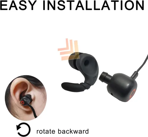 Miniatura 3 de Ganchos deportivos de silicona para las orejas y puntas para las orejas Beats Flex/Studio Buds, puntas de repuesto antideslizantes para auriculares