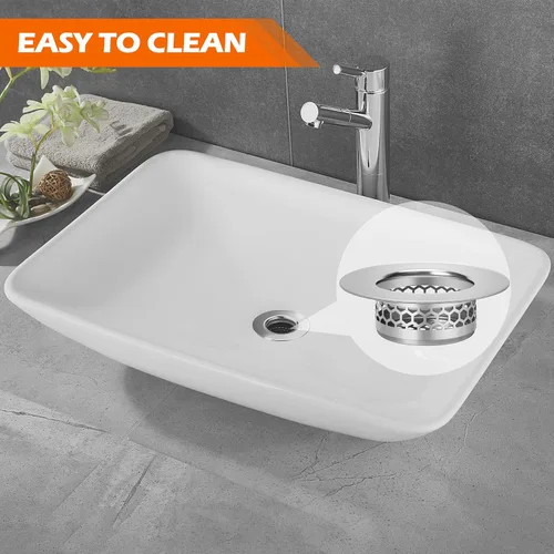 Miniatura 5 de Colador para Lavabo de Baño, Colador de Drenaje para Lavabo de Bañera, Atrapapelos para Lavandería, Pila de Trapeador, Utilidad, Fregadero