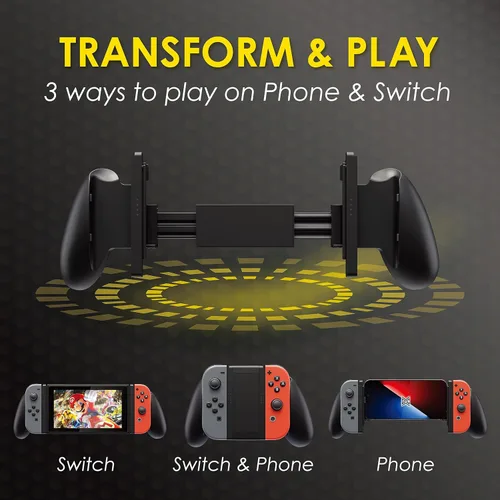 Miniatura 2 de MOBILEGAMINGCORPS MGC PROTEUS Transforming 3-in-1 Grip for Switch Joy-Con, iPhone Mobile Gaming Controller