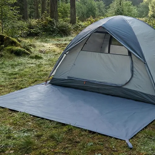 Miniatura 5 de Huella de la tienda de picnic de camping - 210×150cm Ligero e impermeable Tela de tierra de camping a prueba de arena para playa, senderismo