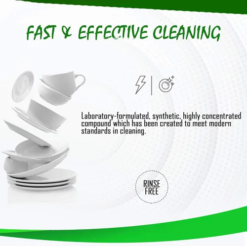 Miniatura 4 de GreenFist Jabón para platos profesional detergente líquido para ollas y sartenes, uso ligero o pesado (1 galón Unisoft) (1 galón verde)