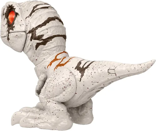 Miniatura 6 de Mattel Jurassic World Dominion Uncaged Rowdy Roars Atrociraptor Fantasma Dinosaurio Figura de Acción, Juguete con Movimiento Interactivo y Sonido