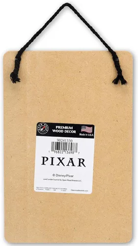 Miniatura 3 de Disney Pixar Monsters, Inc. You Can Find Me Here - Cartel colgante de madera – Lindo cartel de Mike para dormitorio o guardería