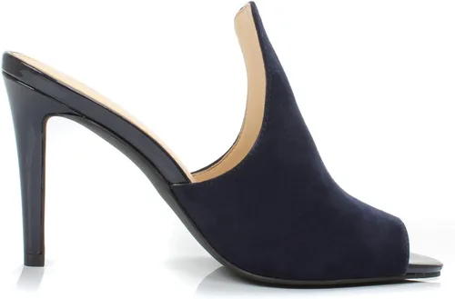 Miniatura 3 de DUNION Women's Brody Comfortable Peep Toe Stiletto High Heel Dress Slip on Mules