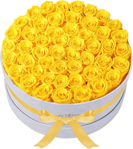 Miniatura 23 de Perfectione Roses 27 Rosas en una Caja, Rosa del Día de la Madre, Flores Preservadas para Ella, Flores para Entrega, Regalos de Cumpleaños