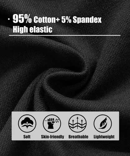 Miniatura 2 de GFQLONG 5 Pack Toddler Boys Girls Cotton Athletic Running Shorts, Kids Summer Casual Fashion Soccer Shorts