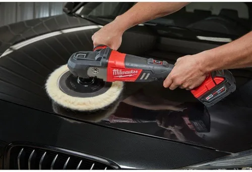 Miniatura 6 de Milwaukee M18 18-volt Combustible iones de litio Brushless Cordless 7 en. Pulidora de velocidad variable (solo herramienta) Herramientas