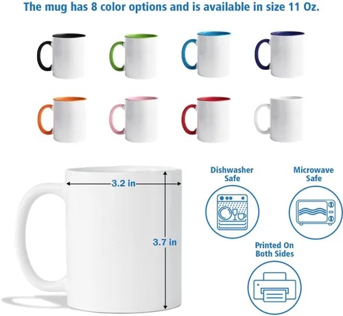 Miniatura 6 de Lotacy Regalos del profesor de arte, taza de café impresa 2D modificada para requisitos particulares del profesor de arte con su