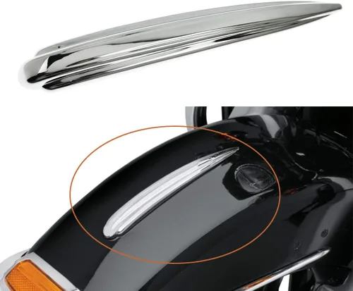 Miniatura 9 de Moldura de guardabarros delantero de motocicleta para Harley Touring Street Road Glide Road King FLHR FLTRX FLHT 1984-2025 Heritage Softail Negro