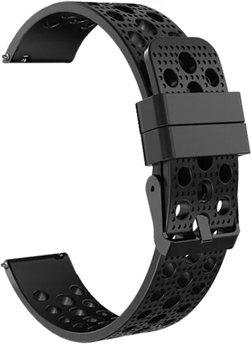 Miniatura 7 de Correa de repuesto compatible con Polar Smartwatch Band de 0.787 pulgadas y 0.866 pulgadas, correa deportiva con hebilla de metal compatible