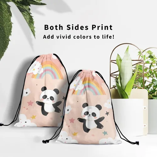 Miniatura 28 de Bolsa de agarre de gimnasia de piel de animal, bolsa de gimnasia con cordón ajustable, bolsa de cuerda para fauna silvestre, Mariposas Galaxy