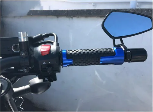 Miniatura 5 de Accesorios - Espejo de motocicleta de 7/8 pulgadas, 0.866 in, empuñaduras de manubrio, espejos retrovisores laterales para Yamaha XT660 XT660R