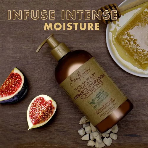 Miniatura 3 de SheaMoisture Acondicionador de miel de manuka y aceite de mafura con extracto de higo y aceite de baobab, hidrata y repone, productos