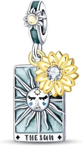 Miniatura 31 de Pulsera y collar de plata de ley 925 con dije de corazón, mariposa, loto, avión, viaje, lindo gato, cuentas, regalo para mujer