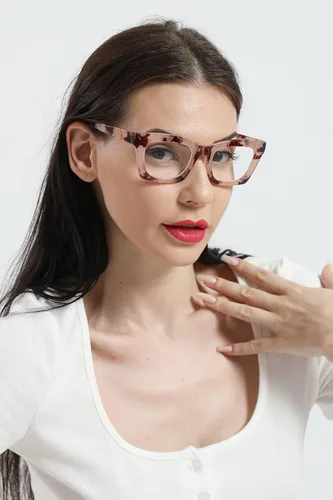 Miniatura 7 de REAVEE 6 Pack Reading Glasses for Women Blue Light Blocking, Cute Square Computer Readers with Spring Hinge