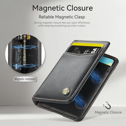 Miniatura 7 de Cartera delgada para hombre y mujer Me99, Negro, Minimalista