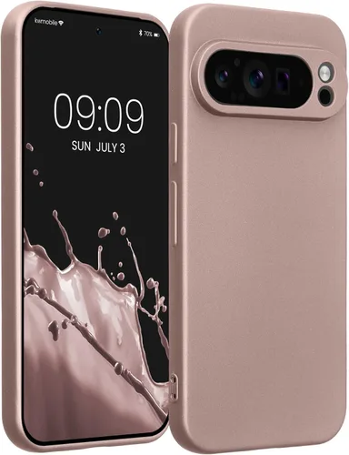 Miniatura 73 de kwmobile Funda compatible con Google Pixel 9 Pro - Funda protectora delgada de TPU para teléfono - Acabado mate suave - Negro mate