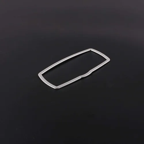 Miniatura 3 de YIWANG Cubierta de acero inoxidable para el interior del interruptor de los faros delanteros del automóvil para BMW X5 E70 X6 E71 2008-2013