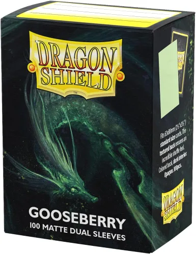 Miniatura 30 de Dragon Shield Fundas para cartas mate de tamaño estándar dual 100 unidades - Fundas TCG premium suaves y resistentes - Compatibles con Pokémon