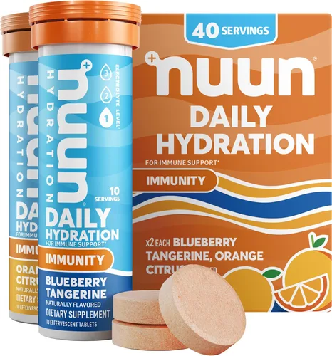 Miniatura 8 de Nuun Inmunidad – Tabletas de electrolitos con vitamina D, C, E y A, jengibre, saúco, magnesio y 4 otros electrolitos esenciales, veganas, cítrico