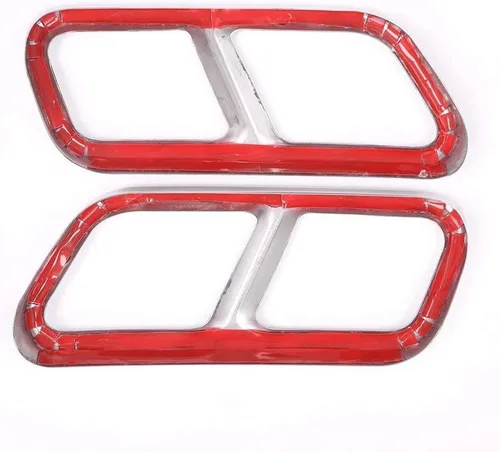 Miniatura 3 de Autobro Para Mercedes-Benz Clase S W221 W222 2010-2017 Accesorios exteriores de acero inoxidable Silenciador de escape Cubierta de ajuste de tubo