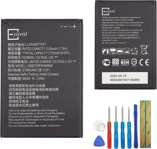 Nueva batería de repuesto LI3820T43P4H694848 compatible con ZTE Z835 Maven 3 Z835 Overture3 Z851M N9136 Prestige 2 con herramientas