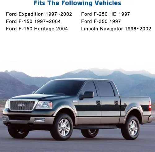 Miniatura 4 de Motor de elevación de ventana eléctrica de repuesto izquierdo para Ford Expedition 1997-2002, Ford F-150 1997-2004, Ford F-250 1997-1999, Lincoln